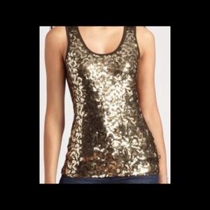 Michael Kors Gold Sequin Top 🔥